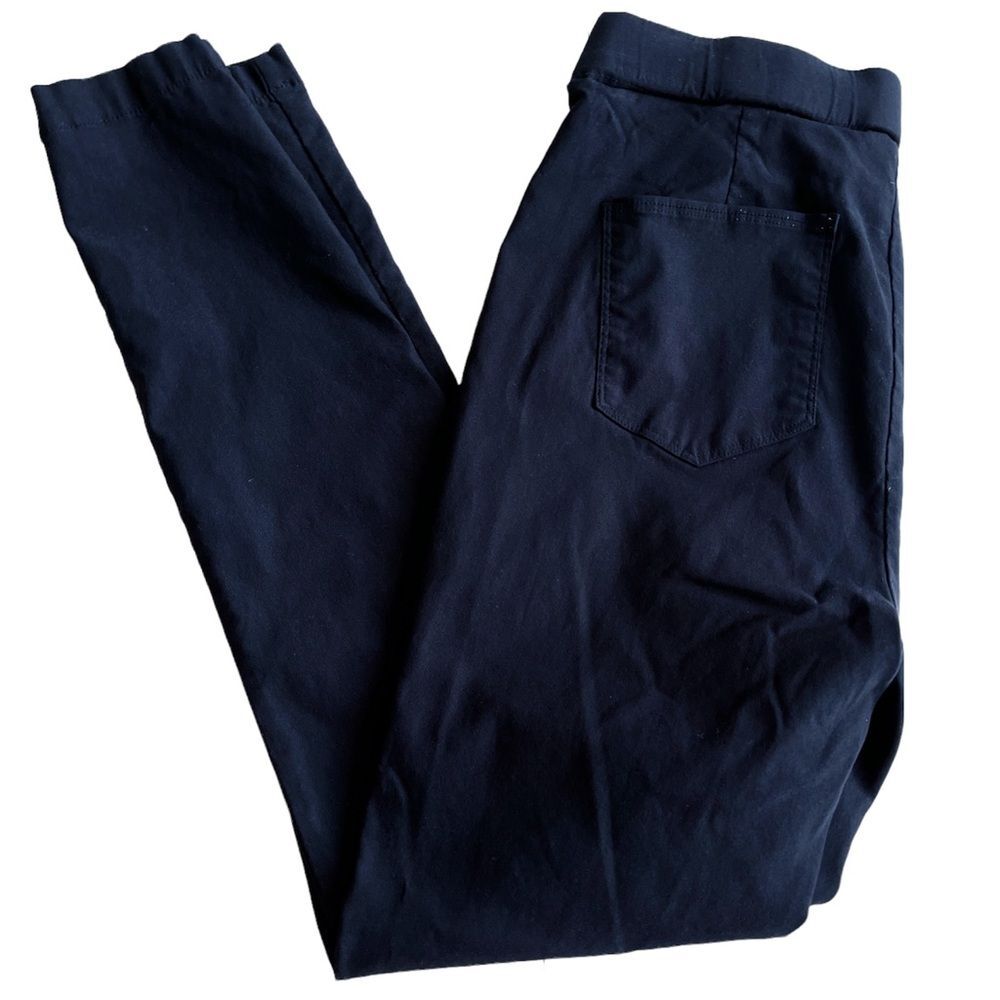 Jones New York Pull-On Flattering Skinny Black Dress Pants | Size Large